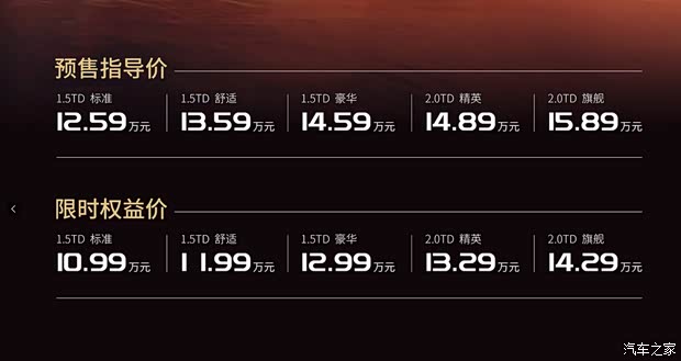 预售限时权益价10.99万元起 捷途X70L开启预售